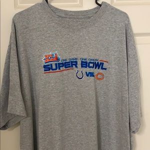 Super bowl XLI Colts VS Bears Reebok shirt